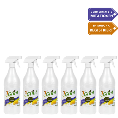 Glint Mehrzweck Pflanzenreiniger 6x1 Liter – 100% natürlich & vegan, für alle Oberflächen